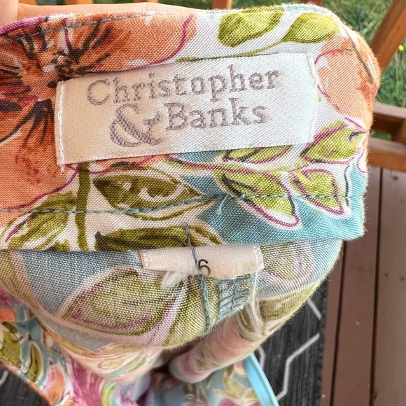 Christopher & Banks Vintage 2000s Floral Maxi Skirt size 6 - Picture 5 of 5